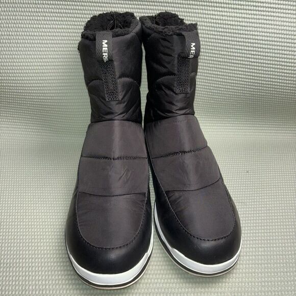 Merrell Snowcreek Midcalf Boots Women’s Size 10 J003668 Black Polyester Blend - Picture 2 of 10